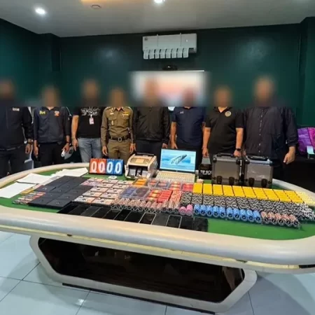 Bangkok Gambling Raid: Over 50 Arrested in Major Crackdown on Illegal Casinos